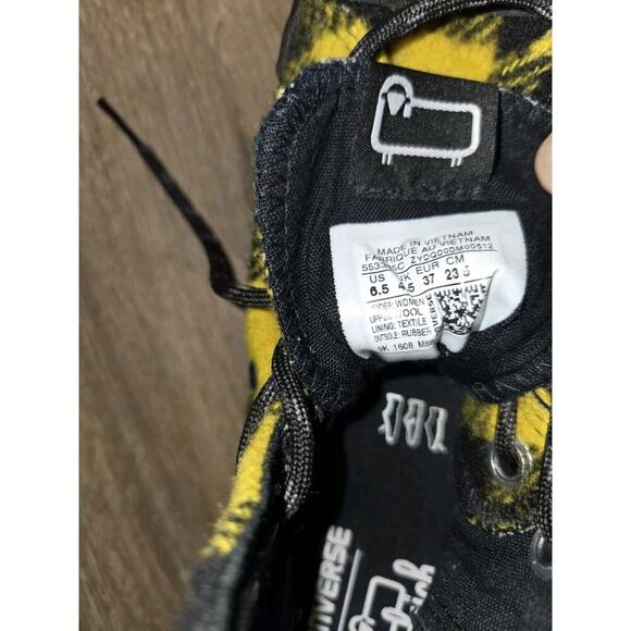 Converse Woolrich CTAS Hi Chelsea Boot 553385C Black/Yellow Size US‎ 6.5 EU 37 - Picture 14 of 14